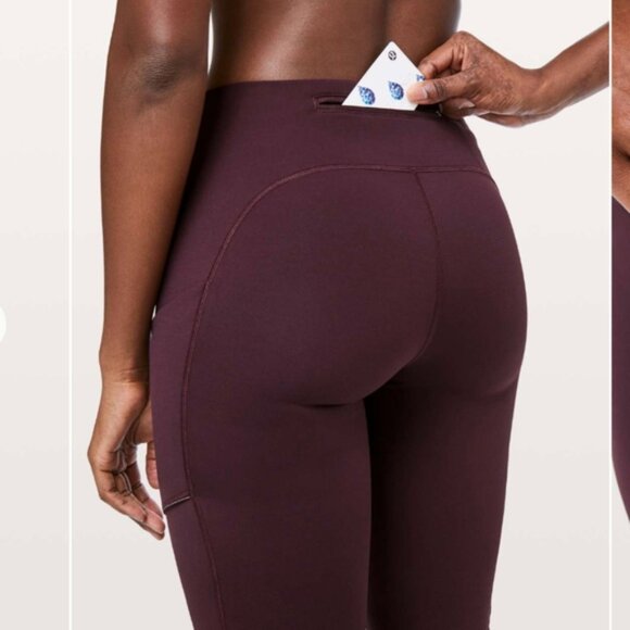 Lululemon Speed Up Tight *Full-On Luxtreme Brushed 28" Dark Adobe - Picture 5 of 10